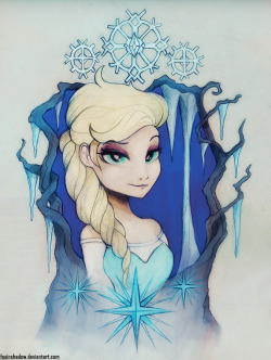 Elsa tattoo design commission for Kyle-0529 No, you are not allowed to use it, unless you ask Kyle for permission