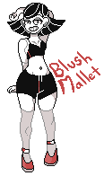 pilesofpixels:  Anyone who doesn’t think @blushmallet isn’t one of the best things to happen to tumblr can bite me   Yo! The hips have me 
