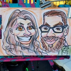 Caricature from Oktoberfest in Framingham.  Thanks for having me!   ============= Commissions are open! 😃 ============= Caricatures are a fun addition to any party!  ============= . . . . . . .  #art #caricatures #drawing #caricaturist #framingham