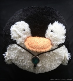 I don’t have a real pet to do the Pet-Wearing-Erwin’s-Bolo-Tie thing that’s trending in Japanese fandom right now, so urm&hellip;&hellip;MEET PENGERWIN.