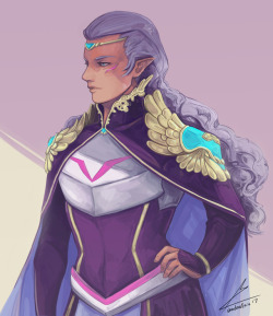 shadoefax: drawing @iacediai‘s empress allura. i like her design so much dfalskeha please do not repost without permission 