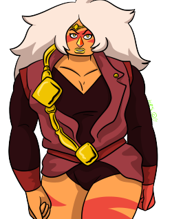 Vanilla Ice Jasper, with my new signature I’m working on.Also, per my request to @fennric, I have been banned from the Steven Universe Subreddit. It just got to be annoying and stressful, getting into arguments all the time and having my art downvoted