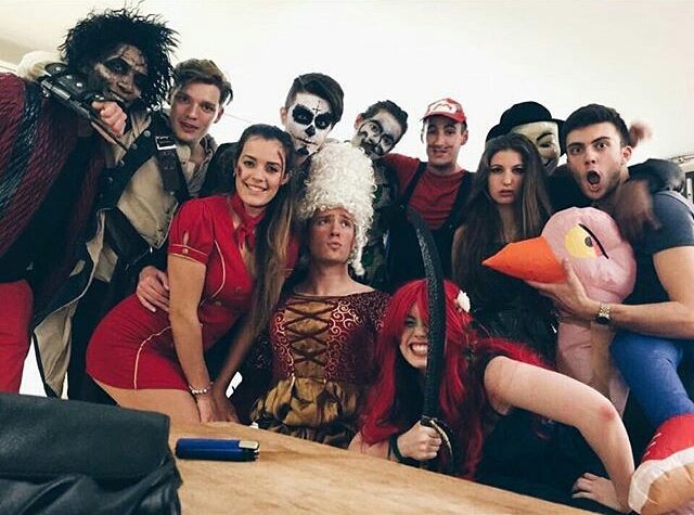 Dom and his friends for Halloween.

Photo credit: @domsherwood.