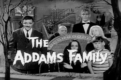 mortisia:  The Addams Family (TV series) September 18, 1964 – April 8, 1966 An American television series based on the characters in Charles Addams’ New Yorker cartoons. The 30-minute series was shot in black-and-white and aired for two seasons on