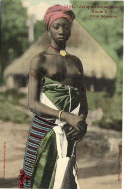 Senegalese woman, via eBay.