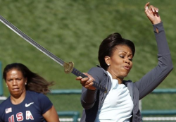 basedmanga:  finally michelle obama is bout to release her bankai and change america. 