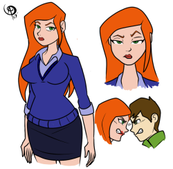 ck-blogs-stuff:   ironbloodaika:   chillguydraws:  After my question about Ben 10 AF and UA and discussing stuff on Picarto I decided to dig up and finish some doodles of what AF Gwen would look like in a more classic inspired style. With references from
