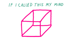 rubyetc:  I found these gifs I made a while back for a site that’s not running anymore, so I thought I’d post them here. It’s a description of psychiatric symptoms and states of mind using a pink box and some other stuff.  