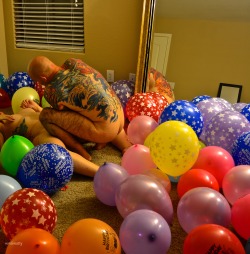 A little preview of our balloon fun. :)