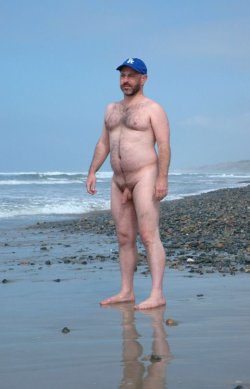 averagedudenextdoor:  Always love when I see other stocky, middle aged, white dads have the balls to take a stroll down the nude beach 