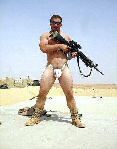 Army dudes fuck a hottie