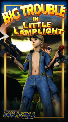 vault-girls: Big Trouble in Little Lamplight     ‘Caught in a gunfight with Slavers, the Vault Girls find some new allies in unexpected places. One of which, may hold a clue to the pairs missing friend.’ Runtime: 9:01 (uncut 10:14) File Size: (720p)