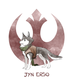 generalgingersnaps:  bleucalire: I am so sorry, I just love dogs and Rogue One too much…I really wanna add Krennic, Saw Gerrera and Mon Mothma if I find the time :o This is the cutest thing?? Aaaaugh! 