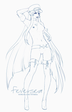 feversea:  Esdeath for April Patreon