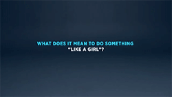 catsilovecats:  sizvideos:  Watch the video  &ldquo;Why can’t ‘run like a girl’ also mean ‘win the race’?  BOOM.  