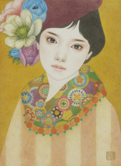 fujiwara57:  Nakahara Arisa  中原亜梨沙 (1984 - ).  Source :http://shukado.com/artists/nakahara-arisa/?lang=en 
