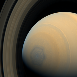 humanoidhistory:  Beautiful Saturn, observed by the Cassini probe on November 27, 2013.(Ian Regan)  Final frontier 