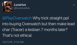 howtohavegaysubtext:  princeloki:  himteckerjam:  yuleagin-nova: I can’t believe these people are upset about being “led on” by a fictional lesbian. Like this is parody level… Trick straight people.  oh wow gee whiz i wonder if this feels half