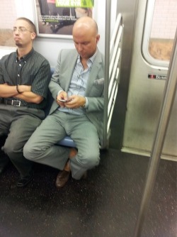spycamdude2:  Hot men in suit bulge in subway! Follow me!….http://spycamdude2.tumblr.com/