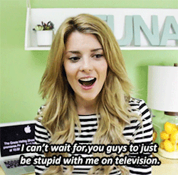 thatsgrace: “We’re the duct tape dress of television.” [x]&ldquo;The Grace Helbig Show&rdquo; Premieres April 3rd on E!