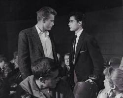 thetrendingproject: Rebel Without a Cause (1955) James Dean and Sal Mineo   I once dated a guy who loved this movie.