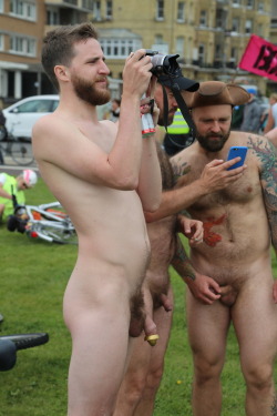 teamwnbr: World Naked Bike Ride Brighton UK 2017 New, exclusive and originally taken by the source blogs owner To see the full photo set of this event go to the archives of … http://publiclynude.tumblr.com/ The WNBR is a world-wide campaign that has