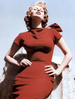 Teenage Sophia Loren was deemed ‘too provocative’ to win the title of Miss Italy, 1950