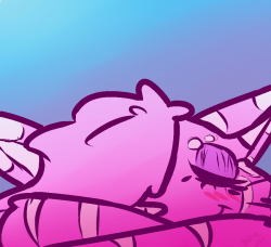 pastel-crow:  sleepy icon commission for @duxwontobey i decided on the binary pen and an overlay, i hope you like it   Thank you omg! I love it!