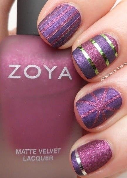 matte purple nail polish  Tumblr