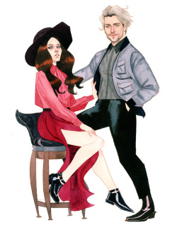 kristaferanka:  kevinwada:  Wanda and Pietro Maximoff  this was the second christmas gift commission i got from kevin, this time for erinkkavanagh