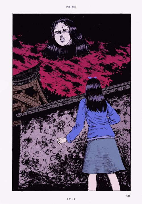 odioart:    Junji Ito x Odio 首吊り気球(The Hanging Balloons) c o l o r f u lfrom the collected stories (Shiver) 