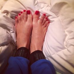 Toes are classic red&hellip; #footfetishnation by theavaaddams