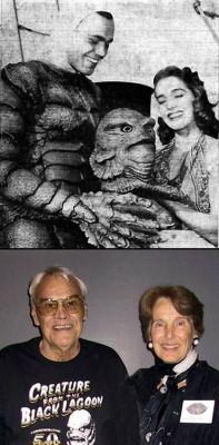 torontocrow:  Ben Chapman and Julie Adams from 1954 and 2004. 