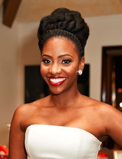 African american bun hairstyles with twists
