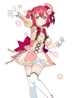 lovelivesif-edits:  *requests are open!*  Cherry blossom ruby! This was one of the first edits I ever did! Enjoy!