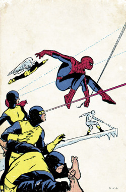  Astonishing X-Men Vol.1 #48 variant cover; by David Aja 