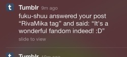 four-eyes-heichou:  *breaths heavily* you… You… You- you answered my post… THANK YOU!! THAnk YOU! Praise the RivaMika queen, fuku-shuu!  Goodness gracious not at all. As I hinted in the answer everyone in this amazing fandom is royalty in their
