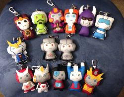 sour-goji:  Some of the keybots I’ve been working on.   These will be in my etsy shop this Saturday around 2pm EST.