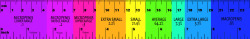 sissytashia:  smallworldld:  This new ruler has all the current information on size categories, though there is admittedly still some variation between studies.  At least 64.2% of men fall between 5.5 and 6.5 inches.  Only 23.6% of men are considered