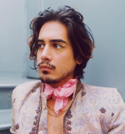 twistedandobsessed:So fancy.  Avan Jogia groomed by Laura Shynnart for photo shoot by Bao Ngo.  Posted on her Instagram, 7.15.18.