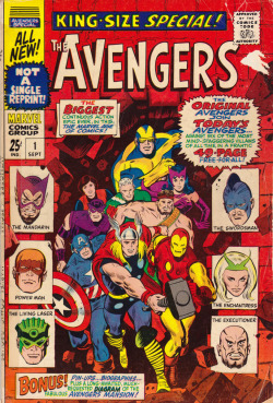 The Avengers Annual No. 1 (Marvel Comics, 1967). From Oxfam in Nottingham.