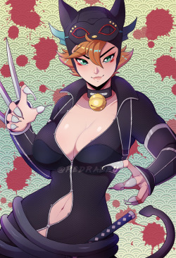 redrabbu: This movie was a fever dream but hearing Catwoman say, “It’s time for some girl-on-girl action!” was almost worth it. Print will be available at Metrocon and Otakon! Leftovers will go on my [ online store ] 