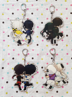 masasei:  opening a 2nd round of preorders for my touken ranbu idol charms!!preorder bonus: sticker of the charm(s) purchased End date: Oct 1st !! preorder @ tictail !! 