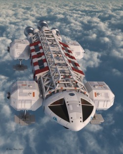 alienspaceshipcentral:  The eagle transporter from Space: 1999, love a classic
