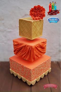 cakedecoratingtopcakes:  Shameena - Indian Fashion Collab by The Custom Cakery …See the cake: http://cakesdecor.com/cakes/193034-shameena-indian-fashion-collab