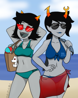 Scourge sisters beach dayFollow me on TWITTER!Follow me on FUR AFFINITY!Follow me on DEVIANT ART!