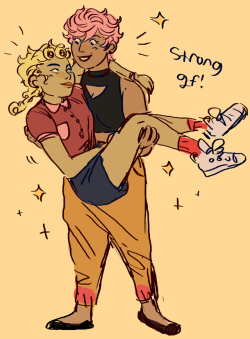 frogopera: some very self indulgent giotrish doodles….(don’t tag genderbend/genderswap/cisswap giorno is a trans girl)