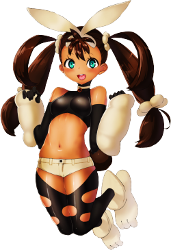 Shauna (Mega Lopunny cosplay) by Toranoe render by BenCDP 