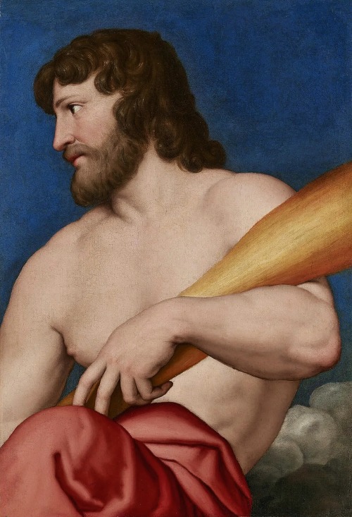 hadrian6:  Hercules. 17th.century. Giovanni Battista Salvi Italian 1609-1685. oil/canvas. Christie’s June/July  2022.        http://hadrian6.tumblr.com
