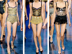 -balenciaga:  Finale at Dolce &amp; Gabbana Ready to Wear S/S 2012.